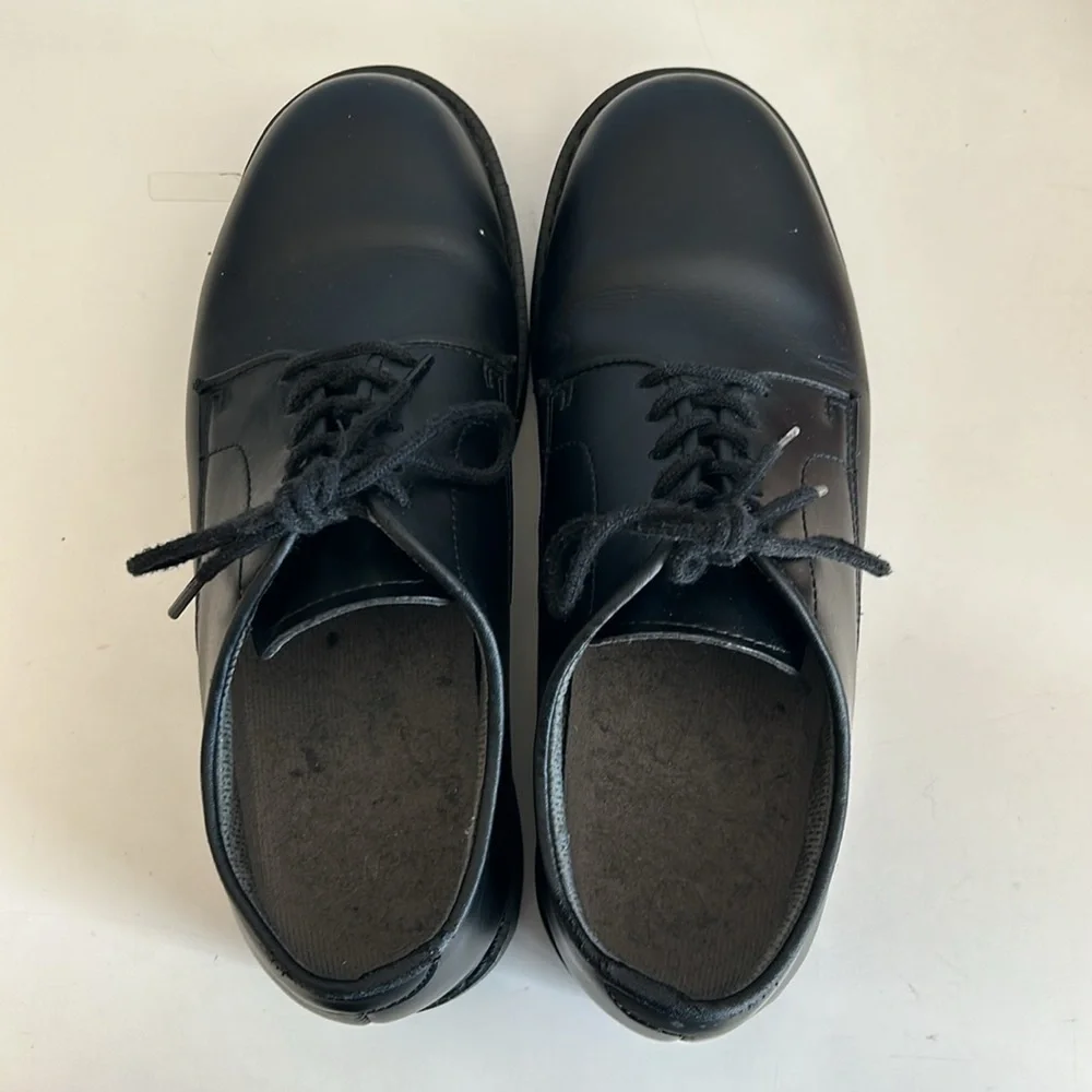Rothco Soft Sole Uniform Black Oxford/Leather Dress Shoe Size 8W